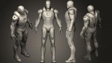 Military figurines Iron Man 3d model